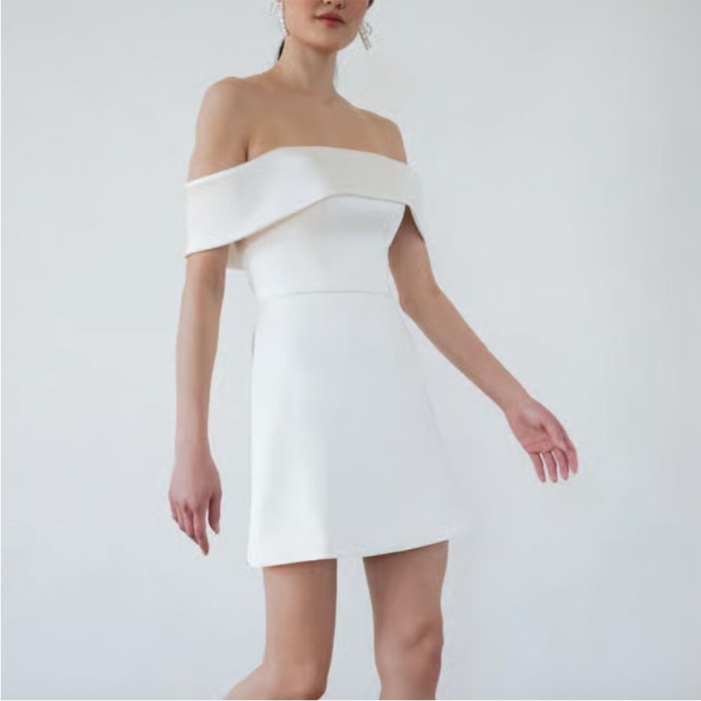 Jenny Yoo Strapless White Dress